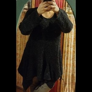 Lagenlook black sweater (OS)